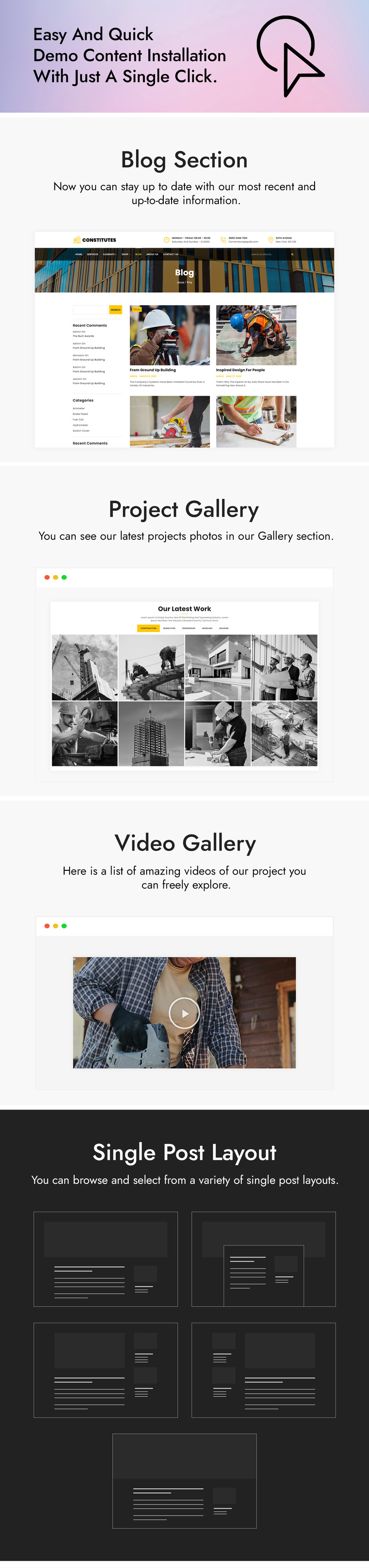 Konstituiert - Gebäude und Konstruktion WordPress Theme - Eigenschaften Bild 4
