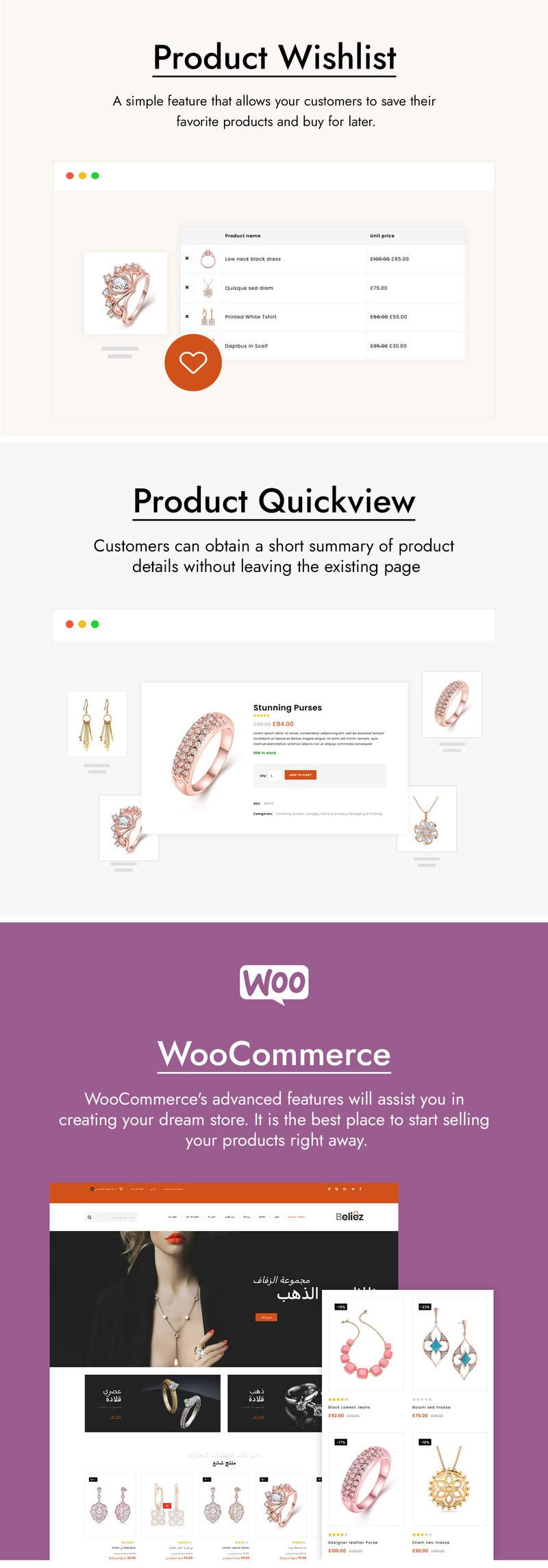Beliez - Jewelry Shop WooCommerce Theme - Features Image 3