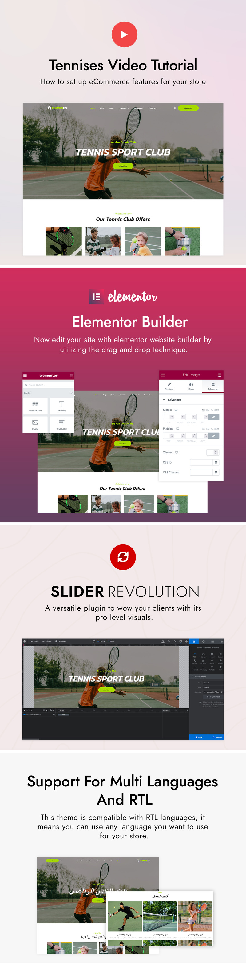 Tenis - Tenis ve Spor Kulübü WordPress Teması - Features Image 3