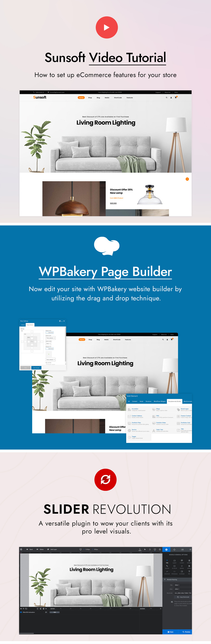 Sunsoft - Lighting WooCommerce Theme - Features Image 1