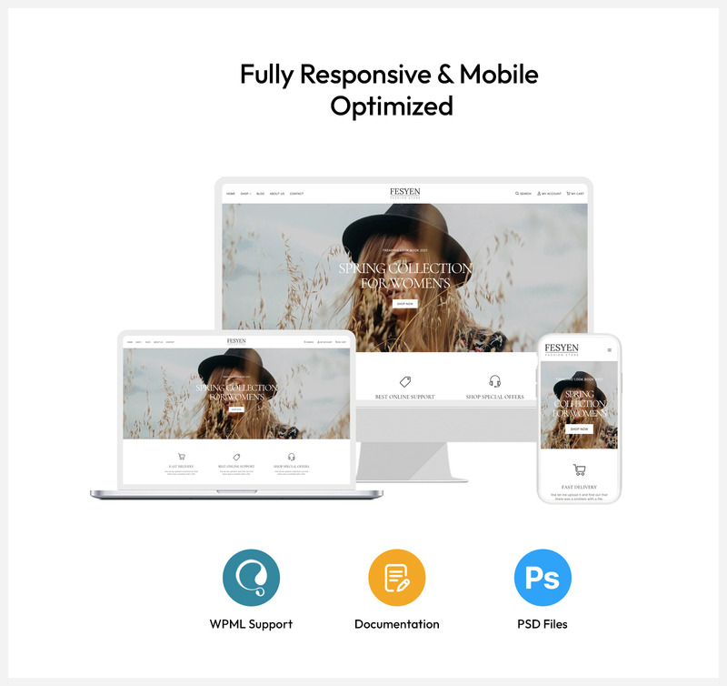 Fesyen - Thème WooCommerce Mode et Accessoires - Features Image 3