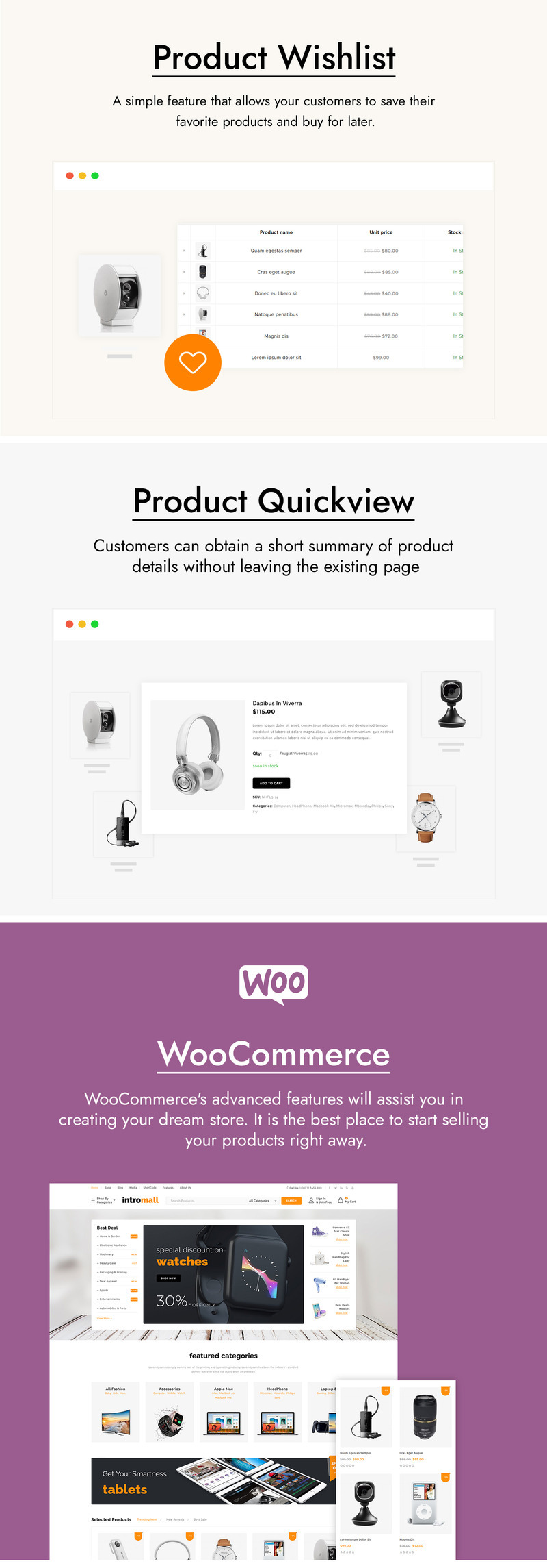 Intromall - Mega Store WooCommerce Theme - Features Image 4