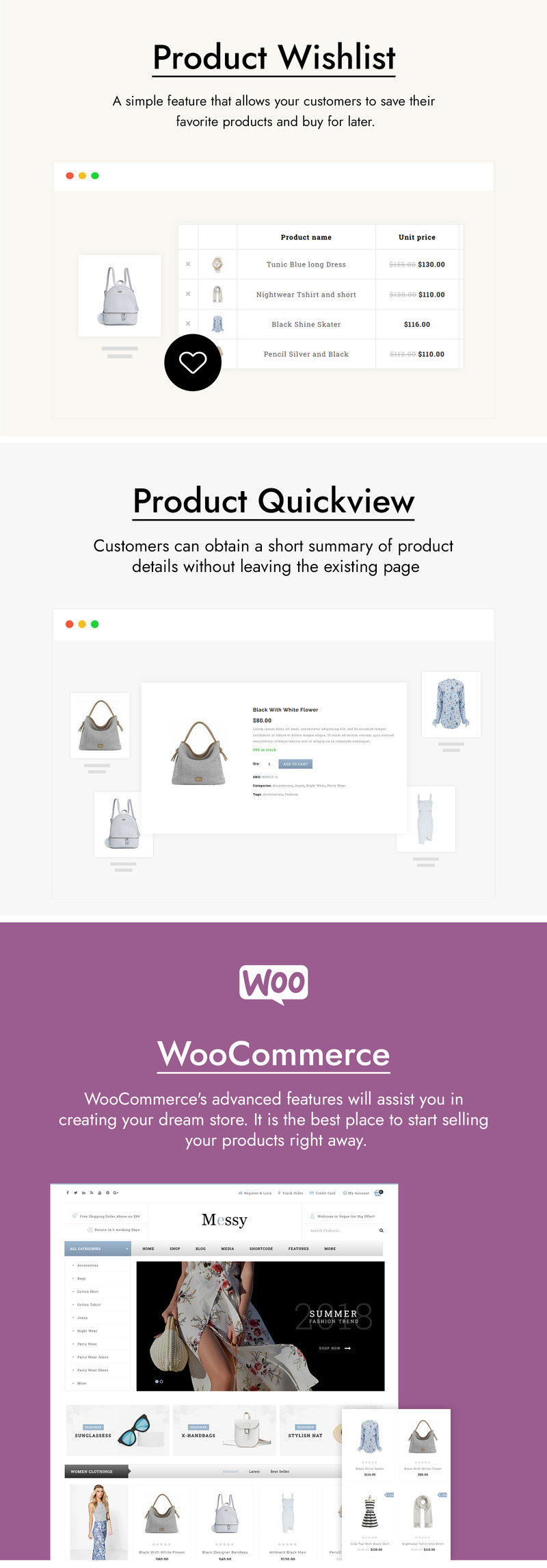 Messy - Multipurpose Fashion Store WooCommerce Theme - Features Image 4