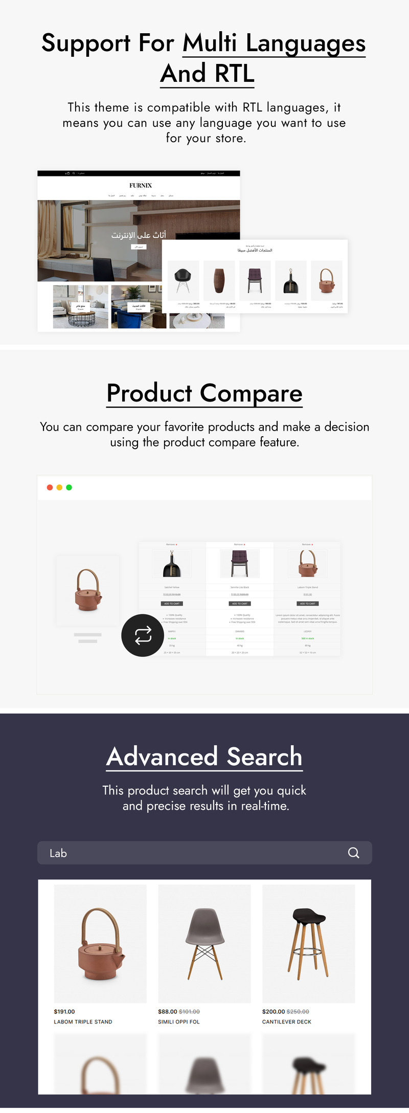 Furnix - 家具店 WooCommerce 主题 - Features Image 2