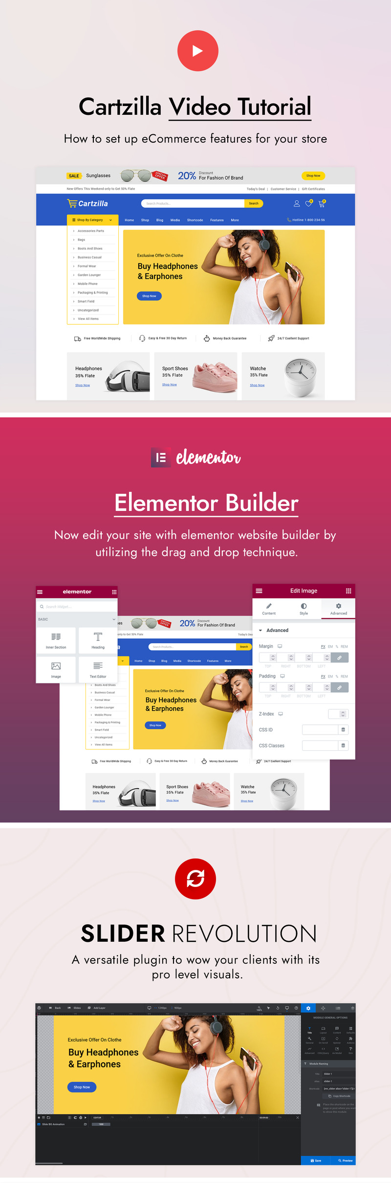Cartzilla - Multipurpose WooCommerce Theme - Features Image 1