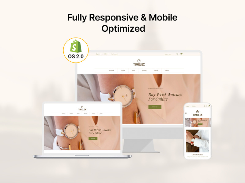 Timelex - Watch Store Shopify Theme - Features Image 1
