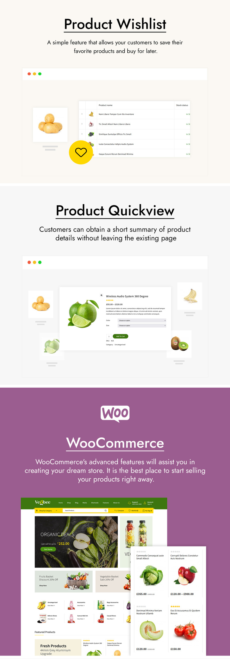Vegbee - Vegetable and Grocery WooCommerce Theme - Features Image 3