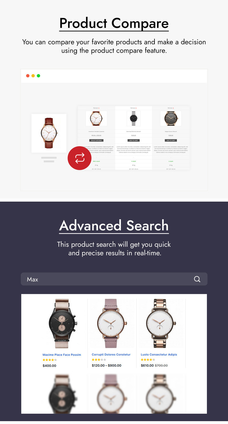 Shopinza - Electronic and Fashion WooCommerce Theme - Features Image 2