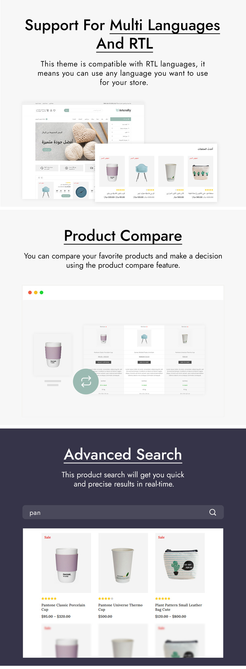 Artcrafty - Art Gallery and Home Decor WooCommerce Theme - Features Image 3