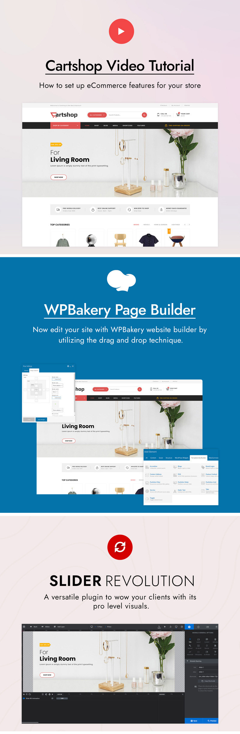 CartShop - Mega Shop Multipurpose WooCommerce Theme - Features Image 1