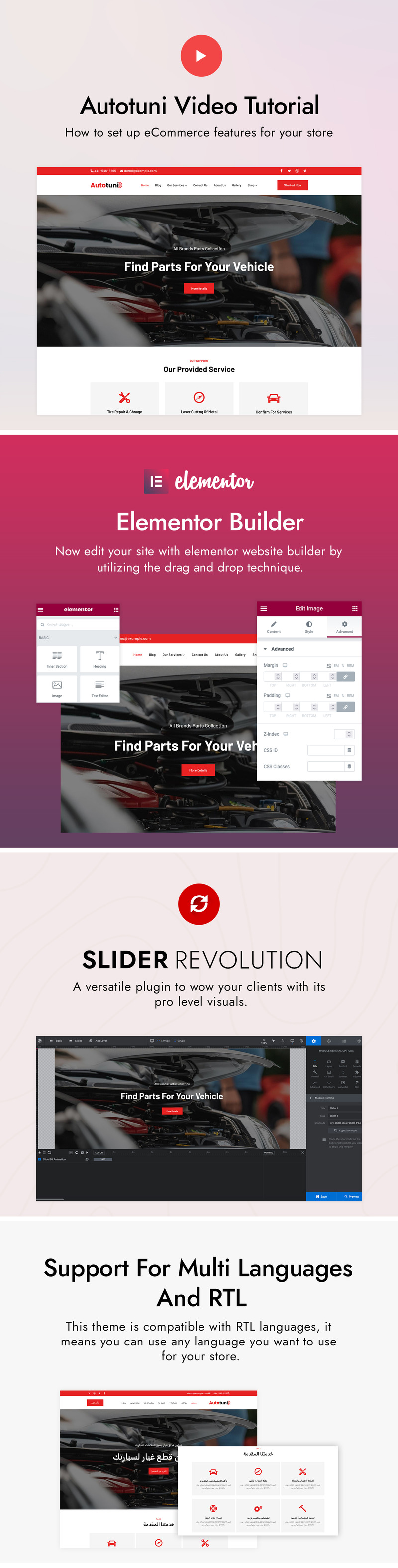 Autotuni - Auto Mechanic & Car Repair WordPress Theme - Features Image 1