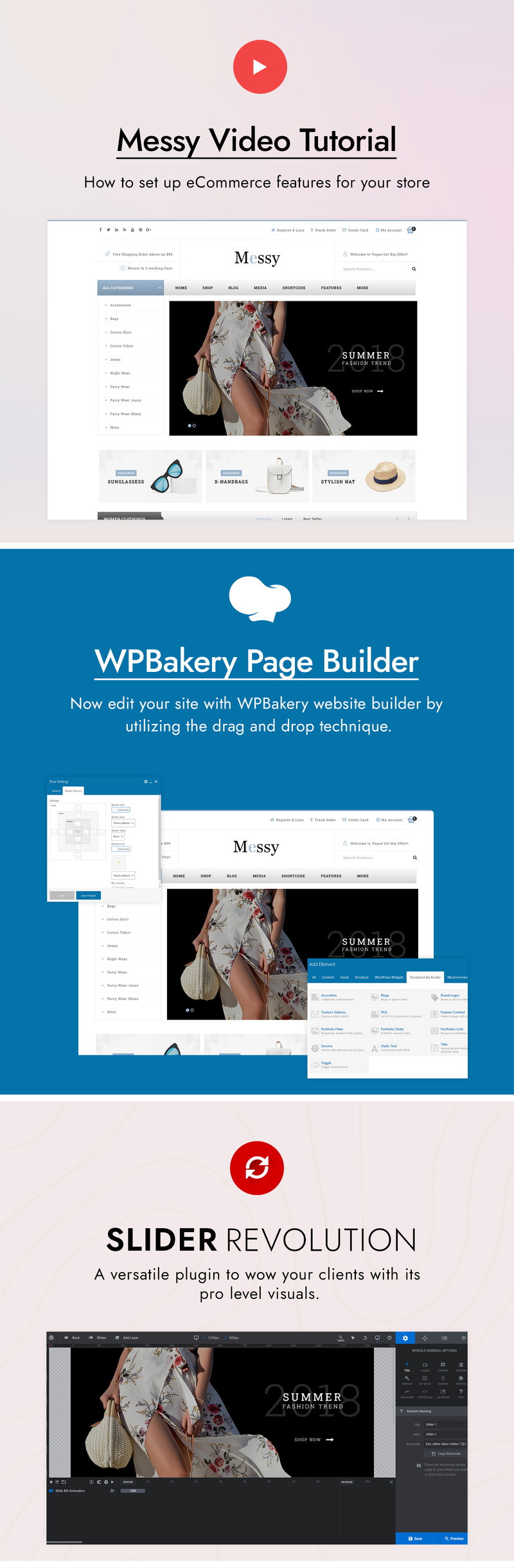 Messy - Multipurpose Fashion Store WooCommerce Theme - Features Image 2