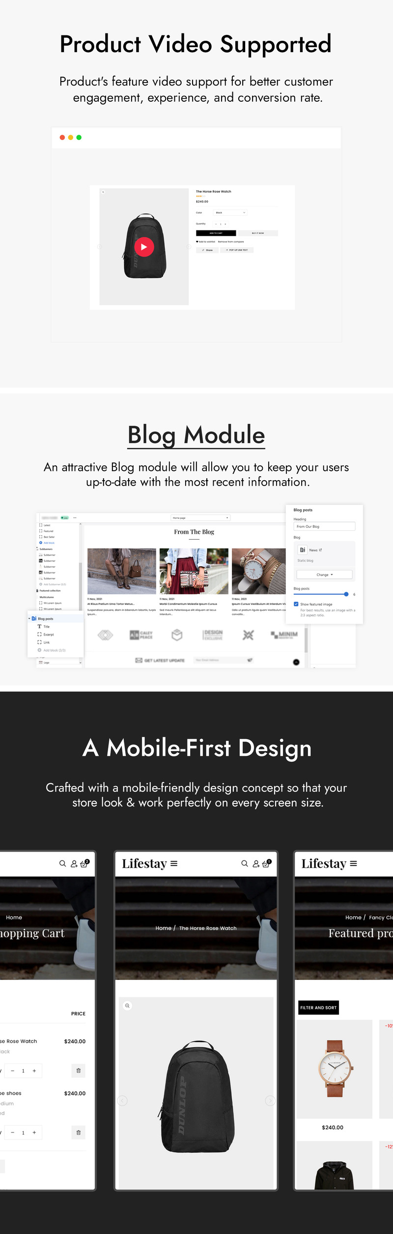 Lifestay - Fashion Shopify Theme - Features Image 3