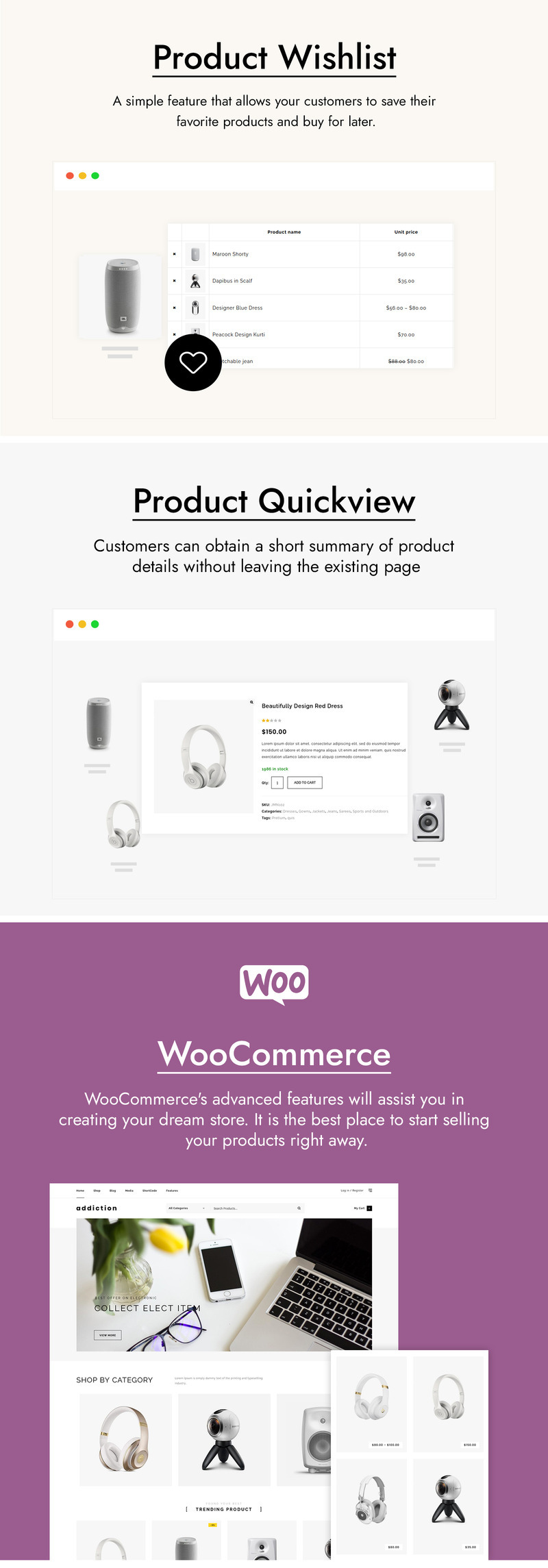 Addiction - Multipurpose WooCommerce Theme - Features Image 4