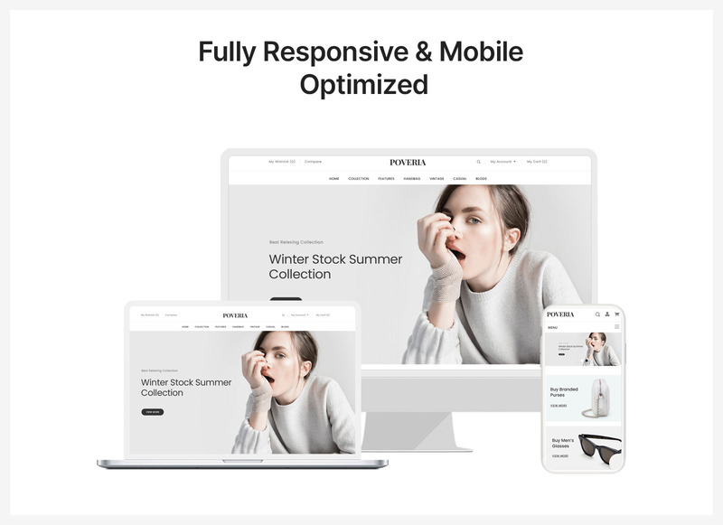 Poveria - Multipurpose OpenCart 3 Theme for Fashion - Features Image 1