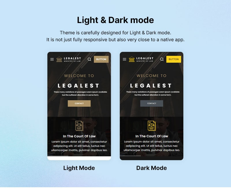 Legalest - Lawyer and Law Firm WordPress Theme - Features Image 7