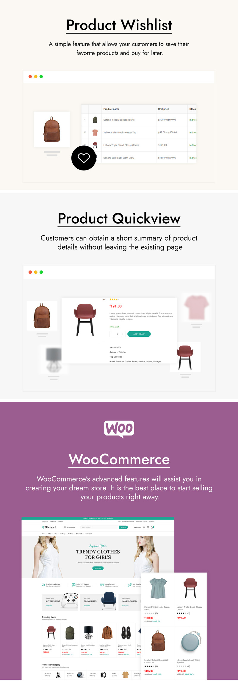 Slicmart - Elementor Multipurpose WooCommerce Theme - Features Image 4