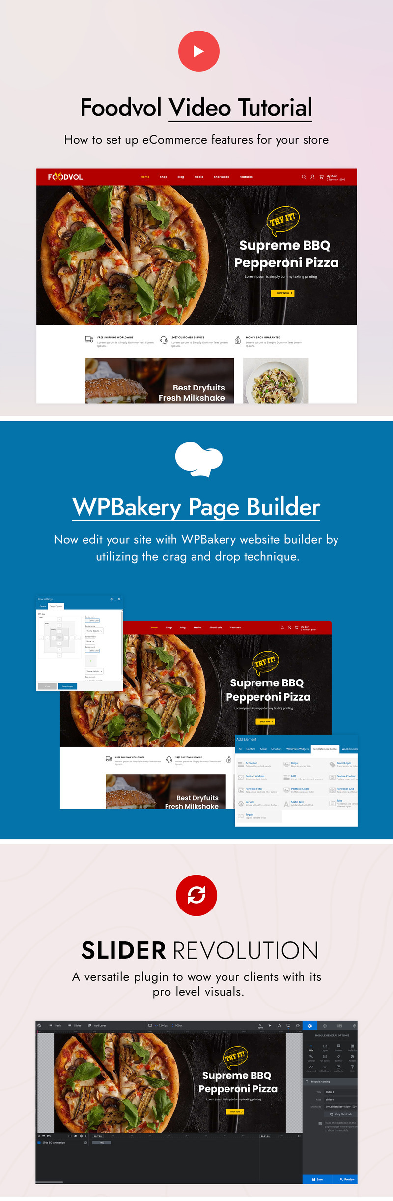Foodvol - Restaurants WooCommerce Theme - Features Image 1