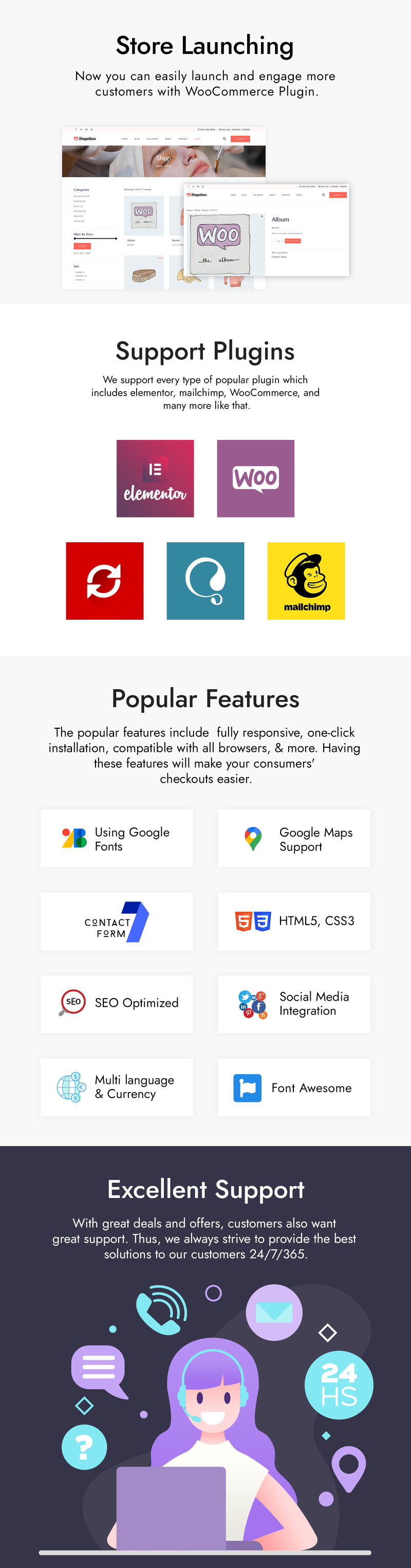 ShapeLines - Skin Beauty, Cosmetic and Medical WordPress Theme - Features Image 5