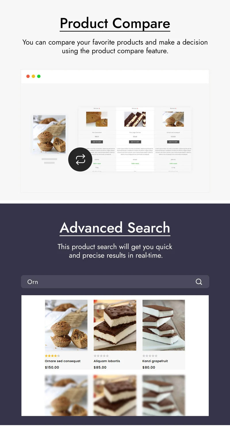 Crevbite - Bakery and Chocolate Store WooCommerce Theme - Features Image 2