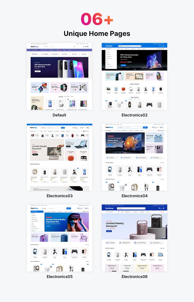 TechShop - Электроника TechStore WooCommerce WordPress тема - Features Image 1