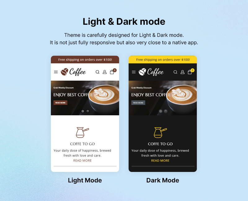 咖啡 - 茶和咖啡店 WordPress WooCommerce 主题 - Features Image 3