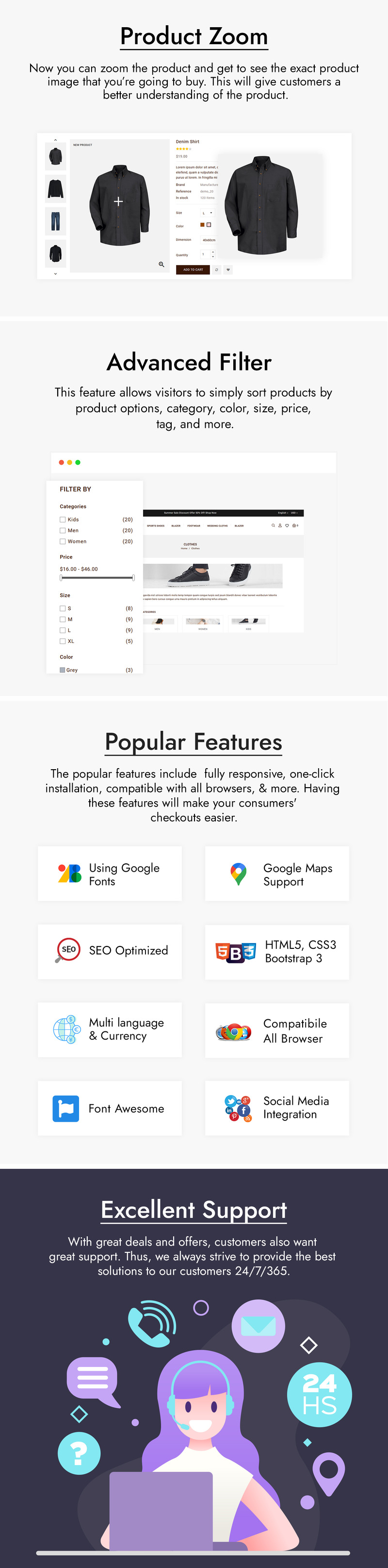 Faddy - Fashion and Accessories Store Prestashop theme - Features Image 3