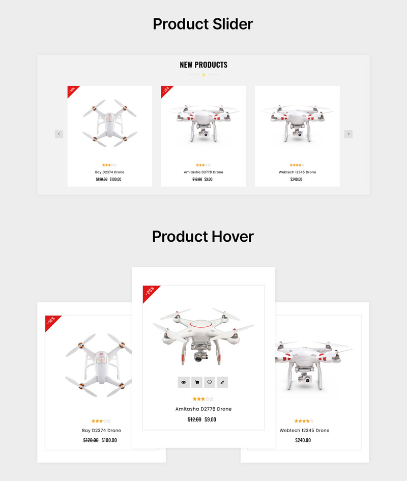 Droner - Drone Camera Shopify Theme - Features Image 3