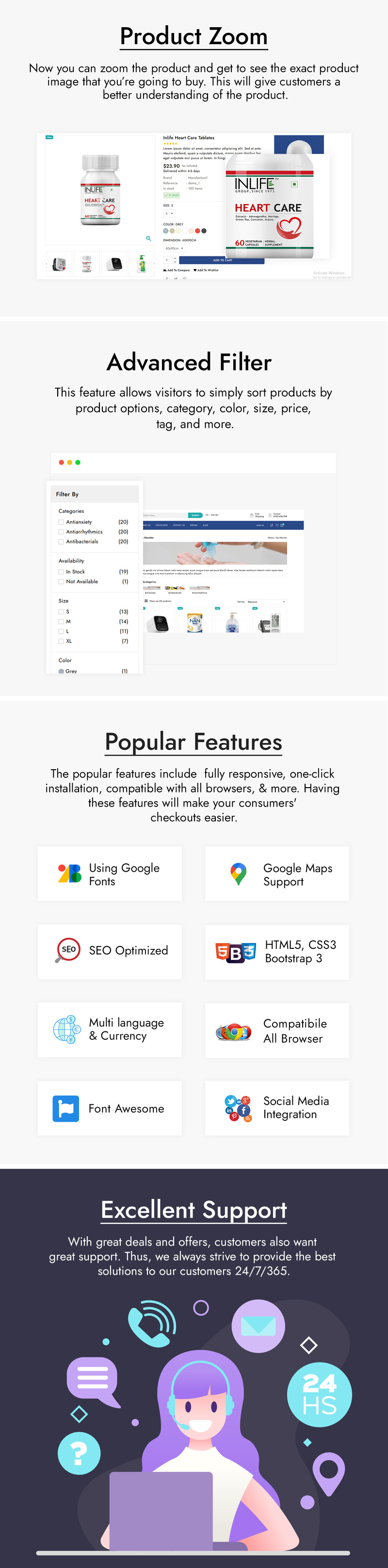 Remady - Pharmacy, Drug Store PrestaShop Theme - Features Image 3