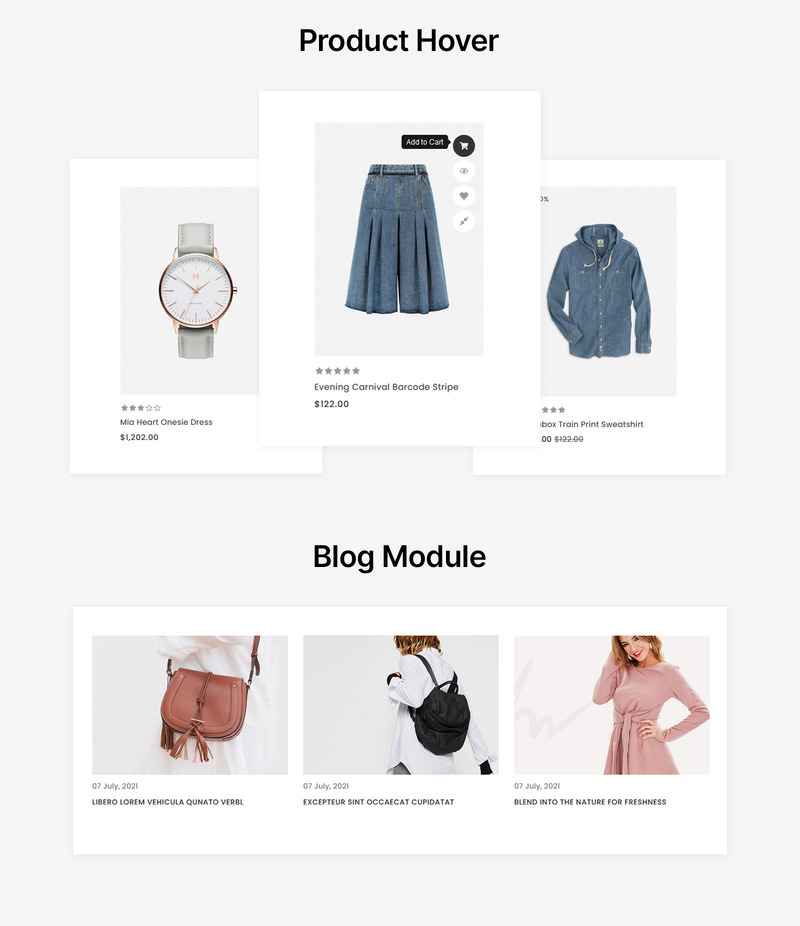 Poveria - Multipurpose OpenCart 3 Theme for Fashion - Features Image 4