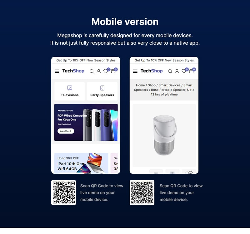TechShop - Электроника TechStore WooCommerce WordPress тема - Features Image 3