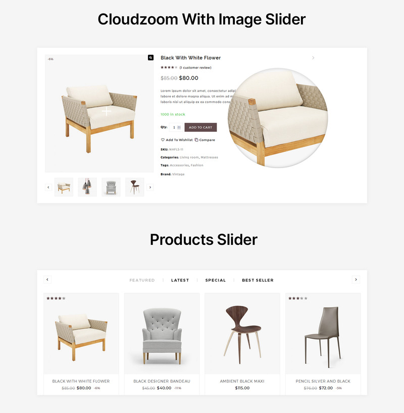 UpLine - Furniture Online Store WooCommerce Theme - Features Image 3