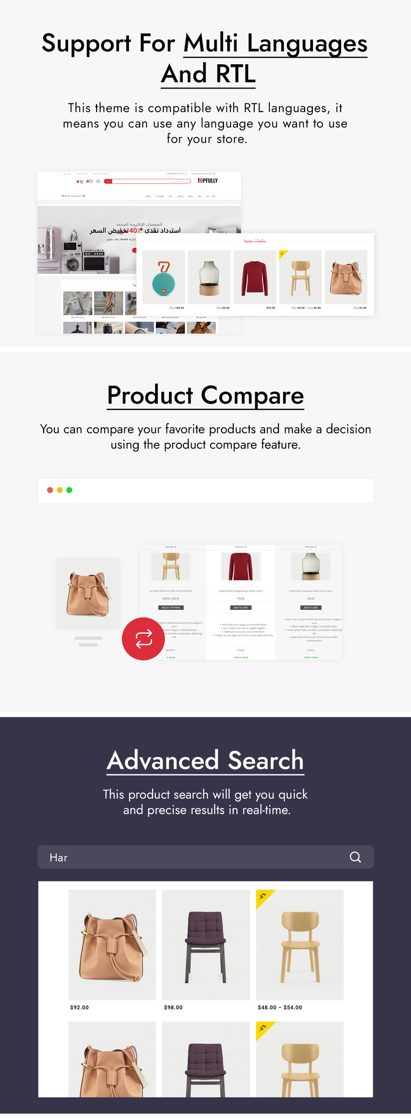 TopFully - Mega Shop Multipurpose WooCommerce Theme - Features Image 2