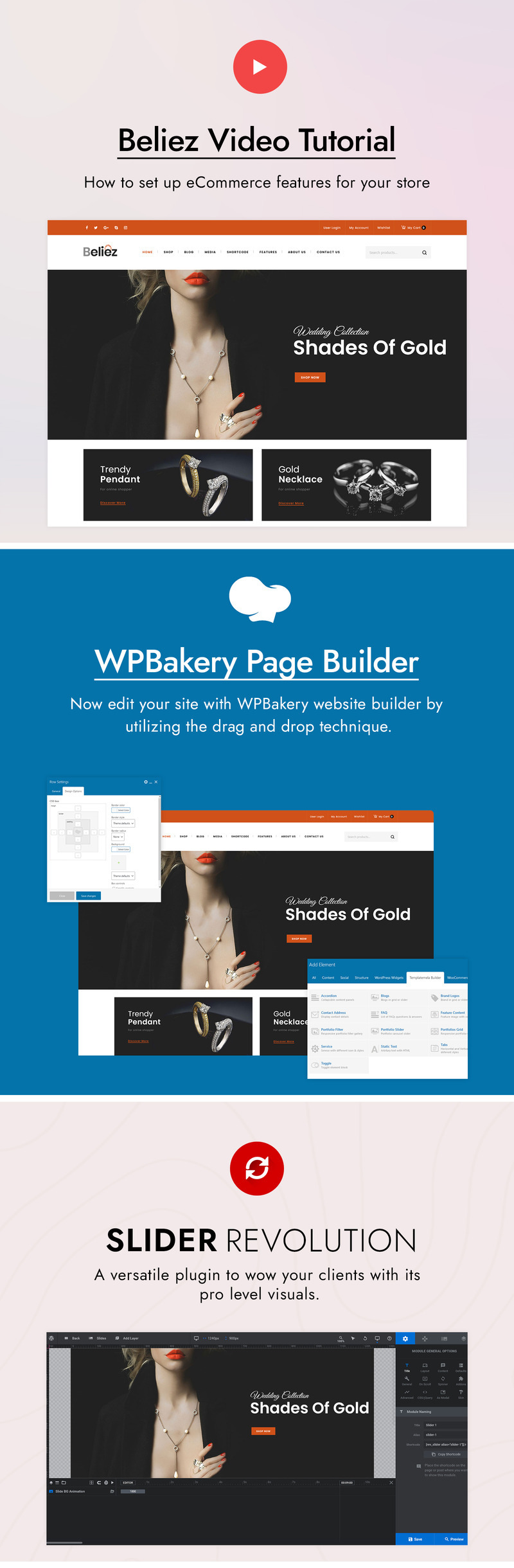 Beliez - Jewelry Shop WooCommerce Theme - Features Image 1