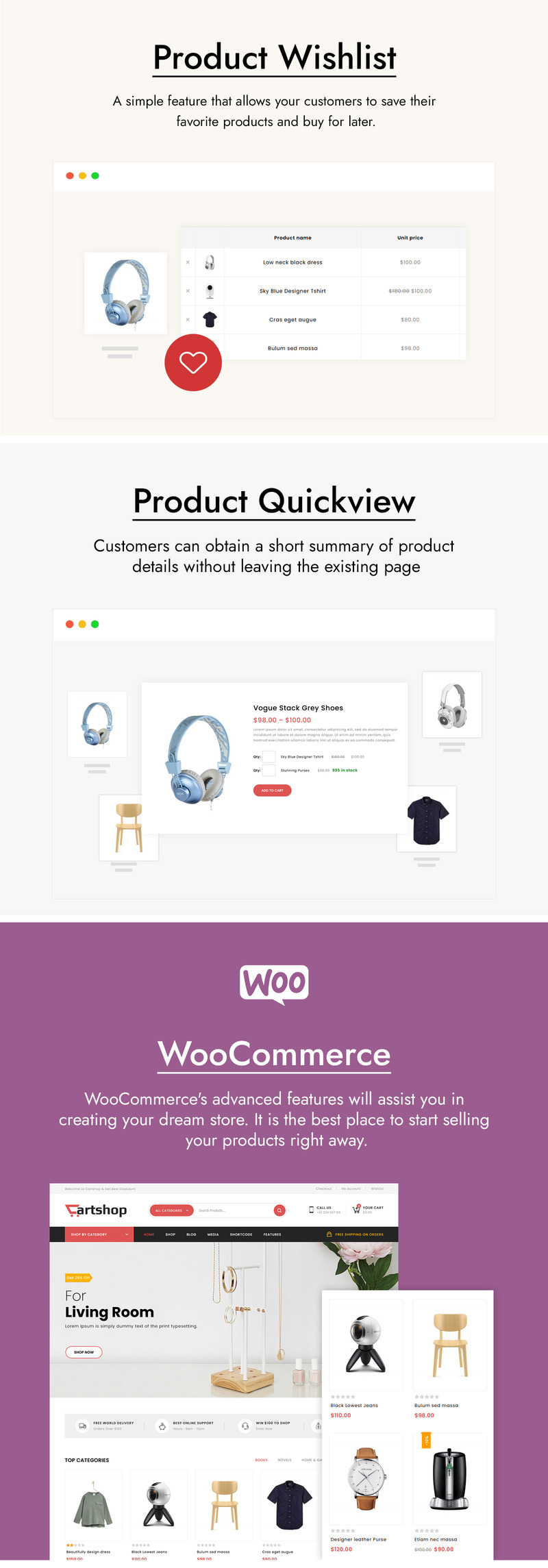 CartShop - Mega Shop Multipurpose WooCommerce Theme - Features Image 3