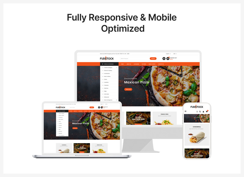 Fudstock - Restaurant Store PrestaShop Theme - Features Image 1
