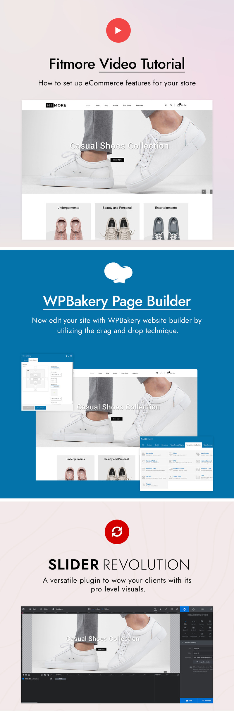FitMore - Shoes WooCommerce Theme - Features Image 1
