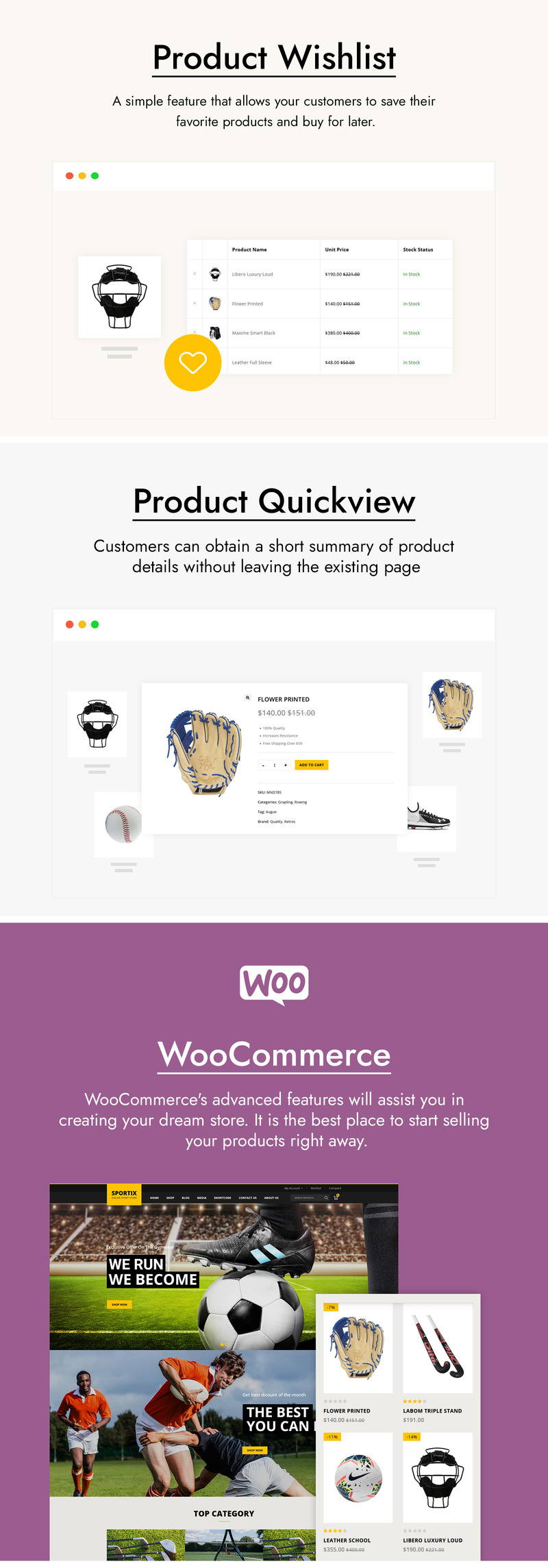 Sportix - Sports Store Woocommerce Theme - Features Image 3
