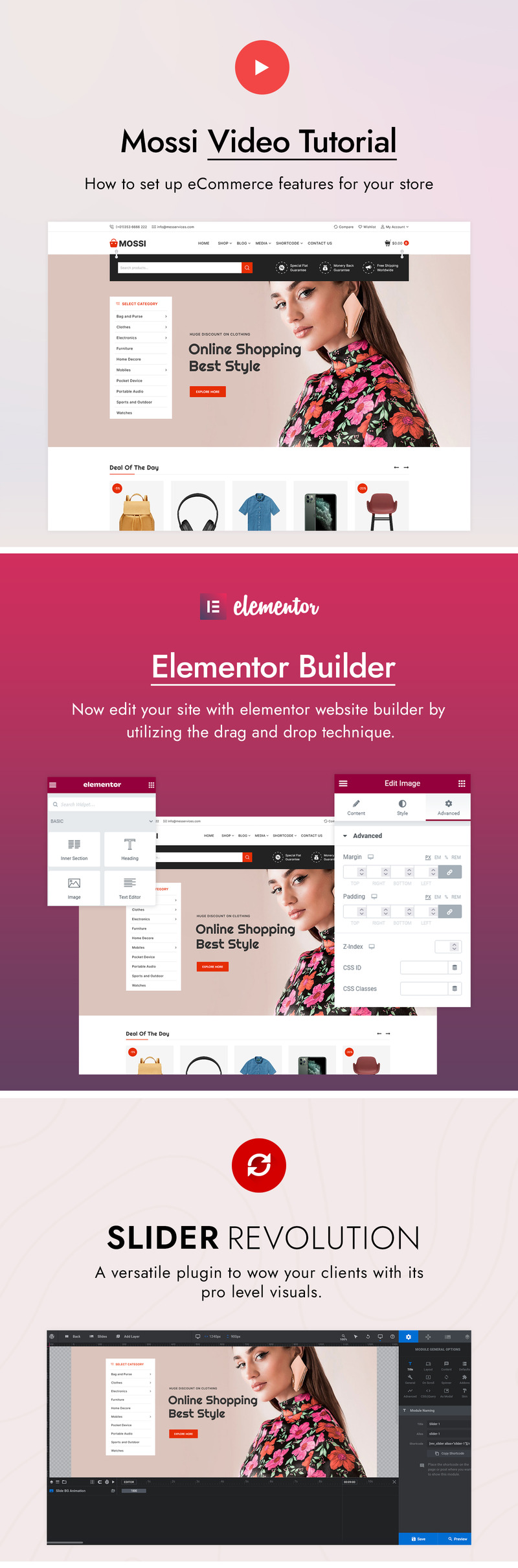 Mossi - Multipurpose Elementor WooCommerce Theme - Features Image 1