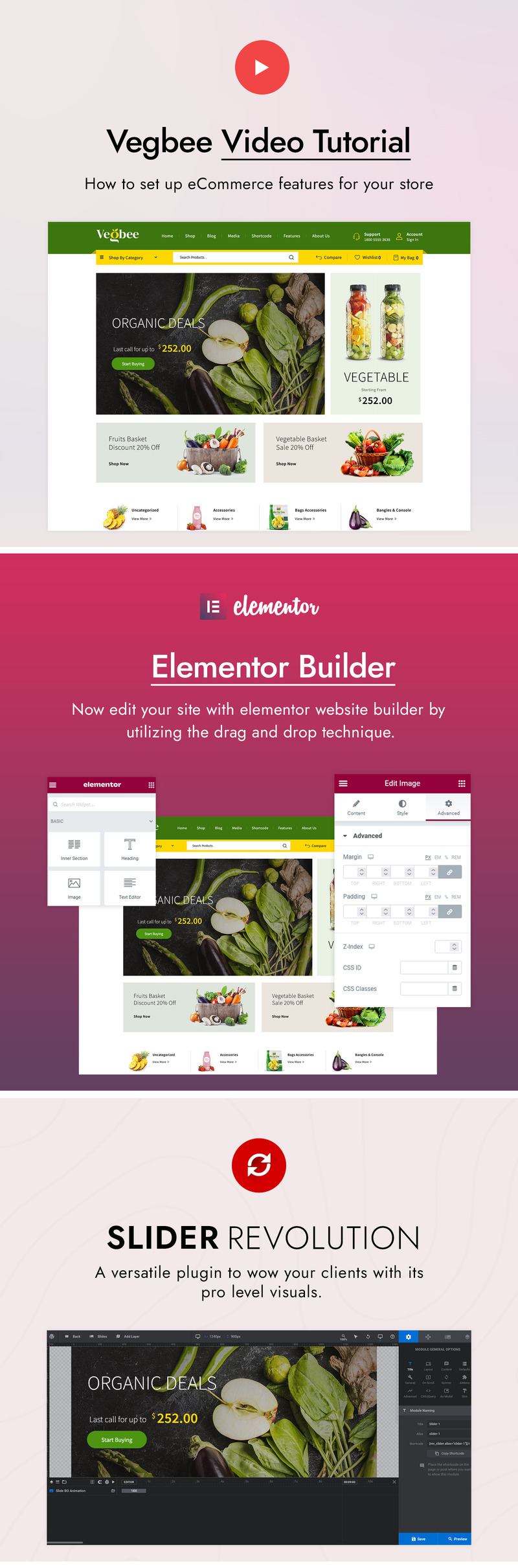 Vegbee - Vegetable and Grocery WooCommerce Theme - Features Image 1