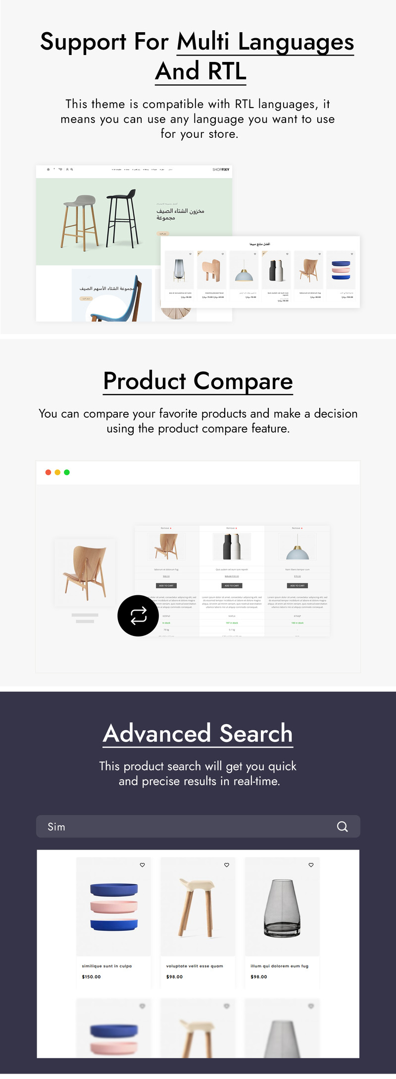 ShopFixy - Furniture WooCommerce Theme - Features Image 2