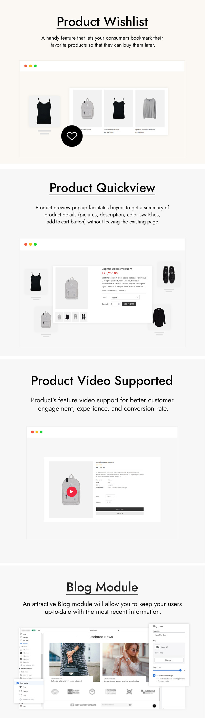 Sarcom - Shopify Fashion Store - Features Image 2