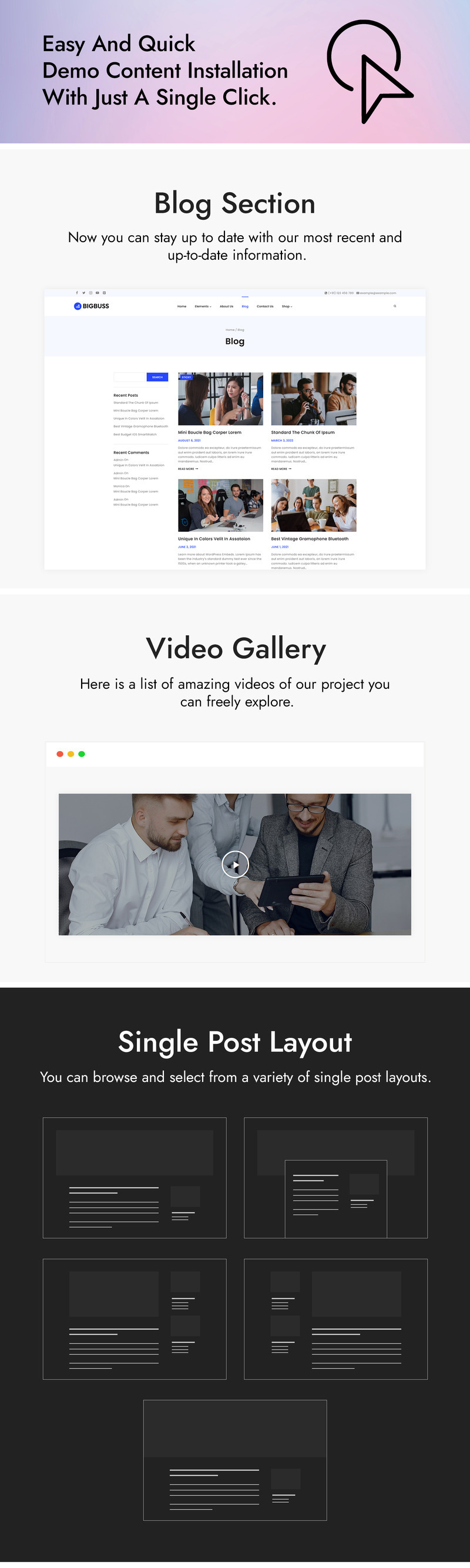 Bigbuss - Corporate and Business WordPress Theme - Features Image 4