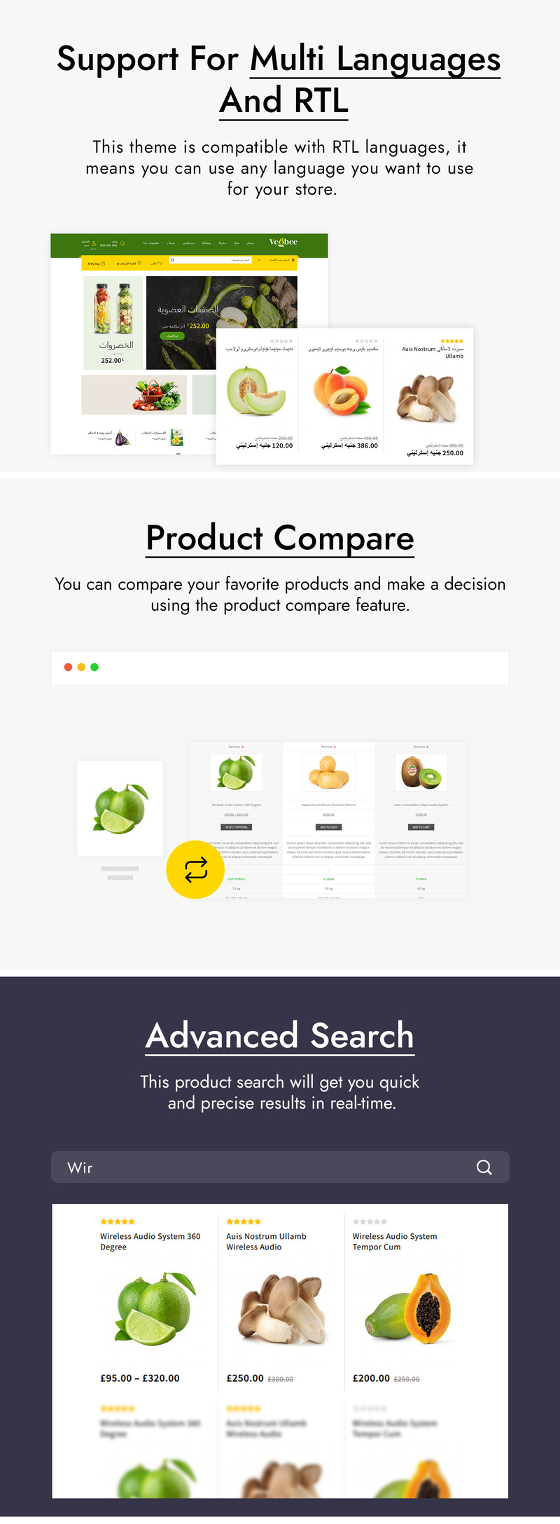 Vegbee - Vegetable and Grocery WooCommerce Theme - Features Image 2