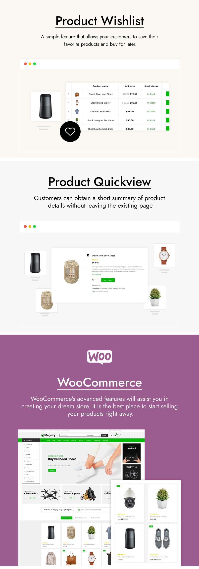 Megaxy - Mega Multipurpose WooCommerce Theme - Features Image 3