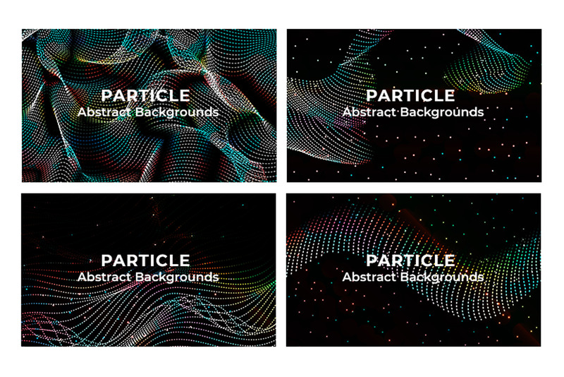 15 Pakiet abstrakcyjnego tła cząstek - Obraz funkcji 2