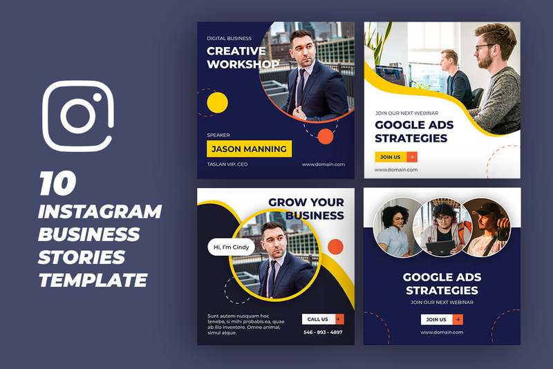 10 Instagram Business Stories Template - Features Image 3