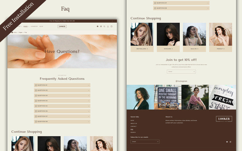 Looker – Beauty Shop Shopify Theme - Features Image 5