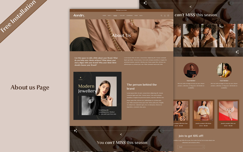 Shopify 2.0 Jewelry Shopify Theme | Best Luxury Jewelry Store Template - Features Image 2