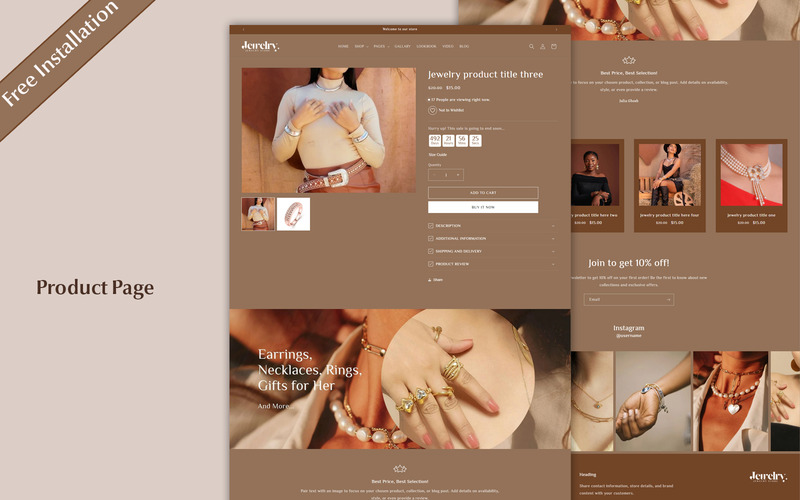 Shopify 2.0 Jewelry Shopify Theme | Best Luxury Jewelry Store Template - Features Image 6